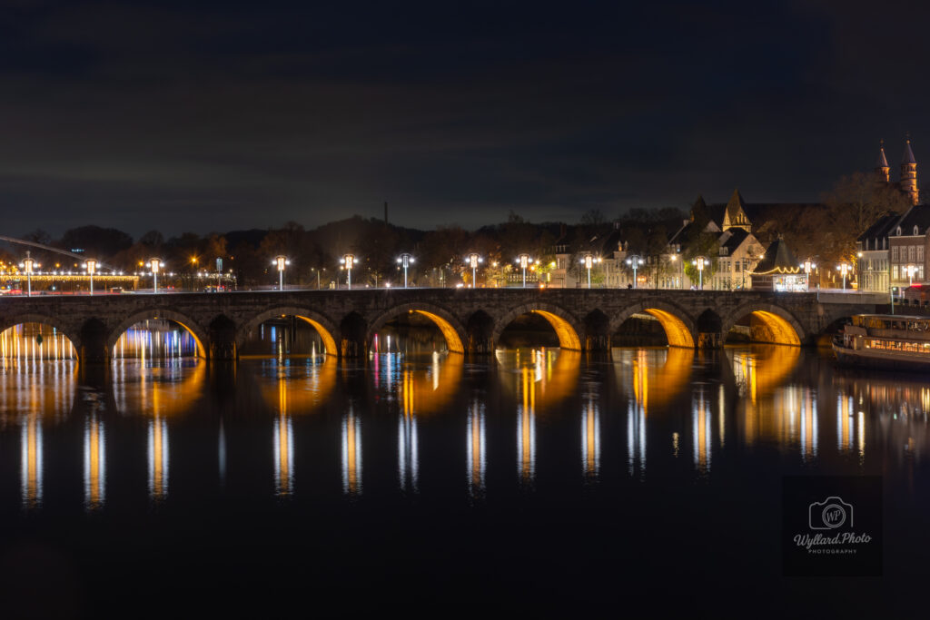 City of Maastricht by night.